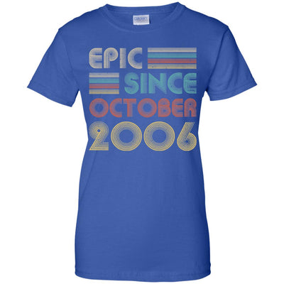 Epic Since October 2006 16th Birthday Gift 16 Yrs Old T-Shirt & Hoodie | Teecentury.com