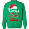 Santa Pap Pap Claus Matching Family Pajamas Christmas Gifts T-Shirt & Sweatshirt | Teecentury.com