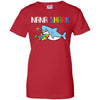 Nana Shark Support Autism Awareness For Grandchild T-Shirt & Hoodie | Teecentury.com