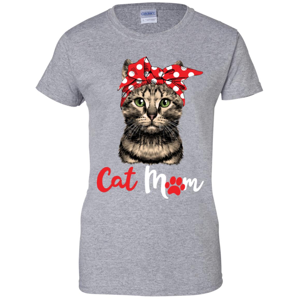Funny Cat Mom For Cat Lovers Mothers Day Gift T-Shirt & Tank Top | Teecentury.com