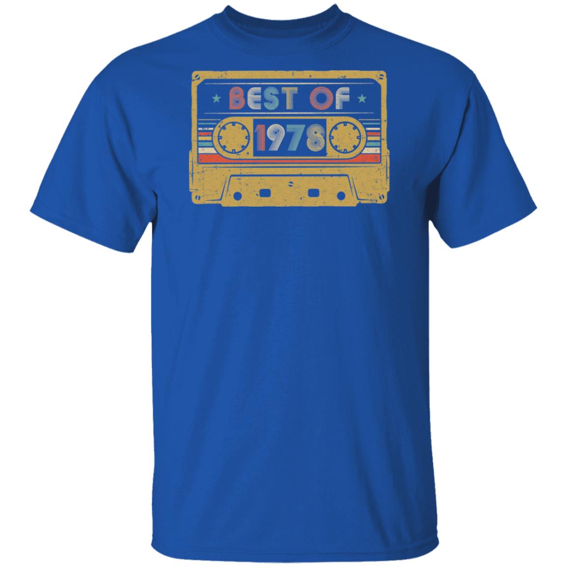 Vintage Cassette Best Of 1978 44th Cassette Birthday Gifts T-Shirt & Hoodie | Teecentury.com