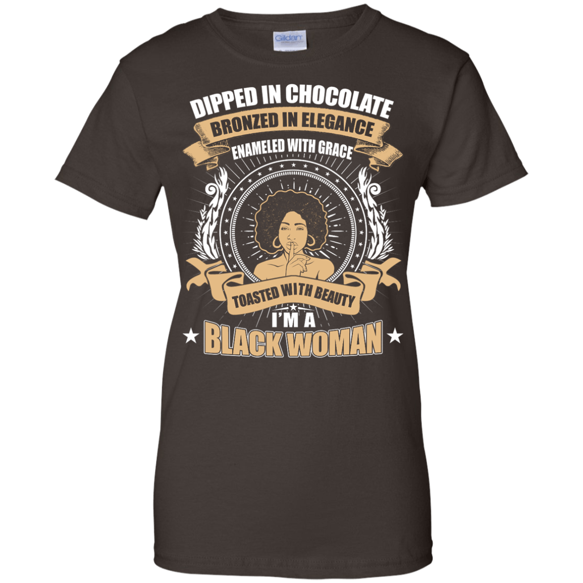 Toasted With Beauty I'm A Black Woman T-Shirt & Hoodie | Teecentury.com