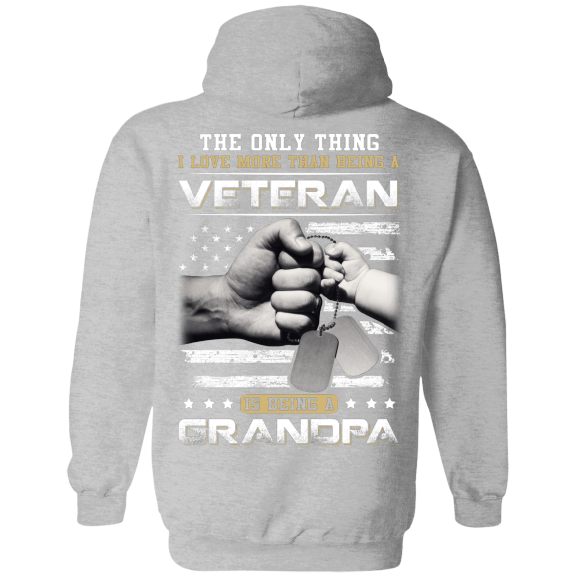I Love More Than Being A Veteran Is Being A Grandpa T-Shirt & Hoodie | Teecentury.com