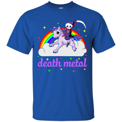 Rainbow Death Metal Rocker Unicorn T-Shirt & Hoodie | Teecentury.com