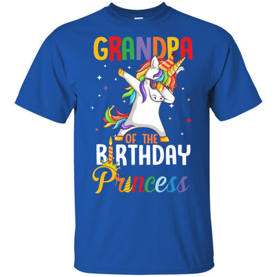 Grandpa Of The Birthday Girl Dabbing Unicorn Party T-Shirt & Hoodie | Teecentury.com