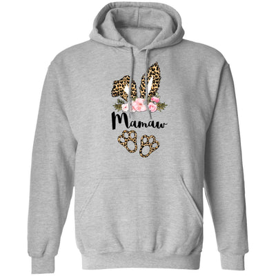 Flower Leopard Bunny Mamaw Easter Day Women Gifts T-Shirt & Hoodie | Teecentury.com
