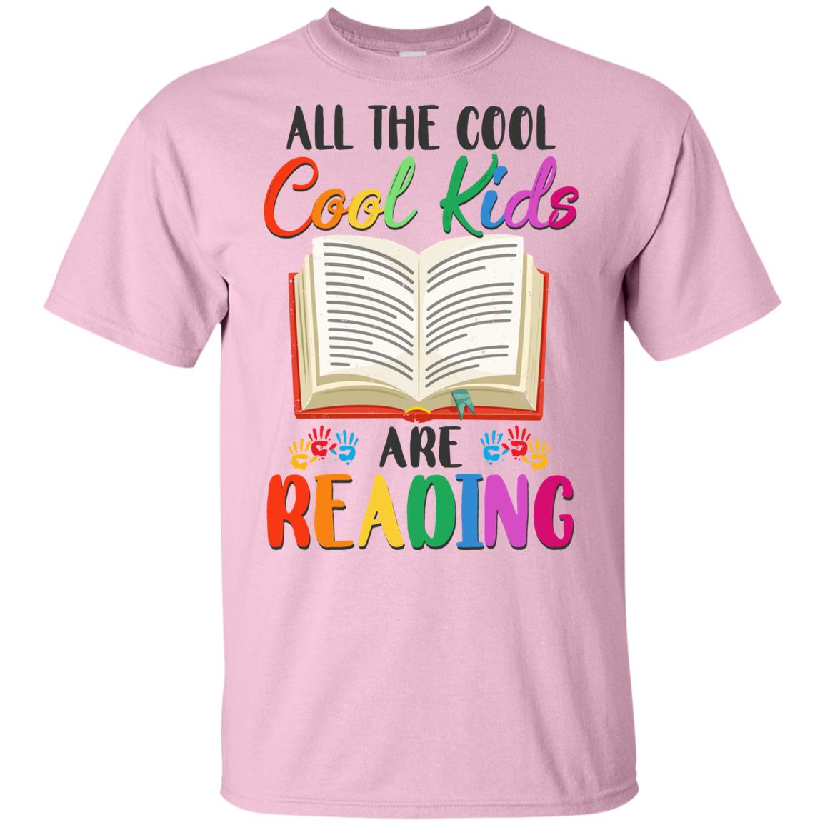 All The Cool Kids Are Reading Book Lover Gifts Youth Youth Shirt | Teecentury.com