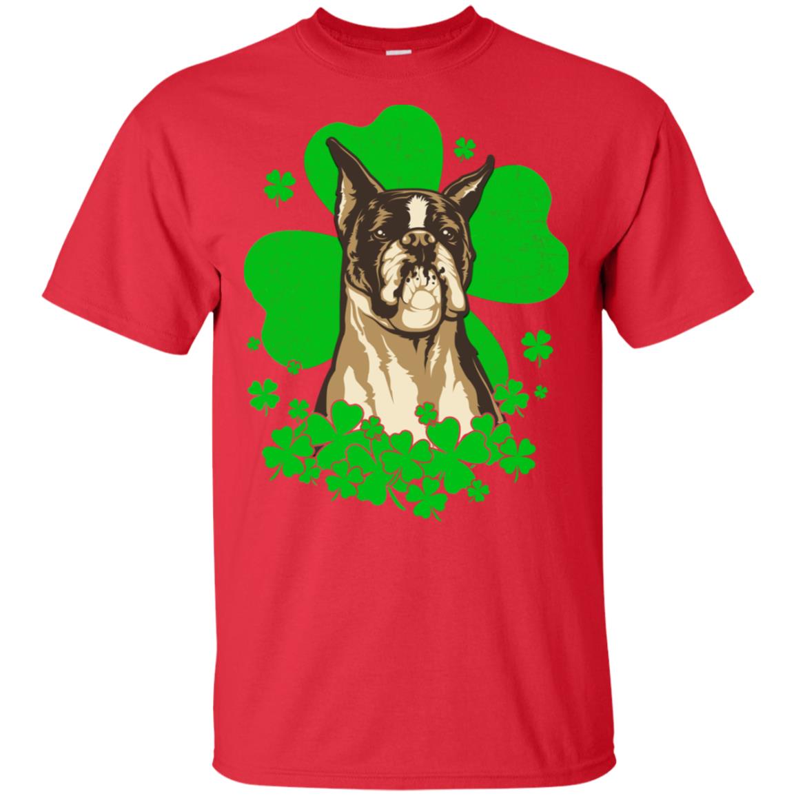Boxer St. Patrick's Day Clovers T-Shirt & Hoodie | Teecentury.com