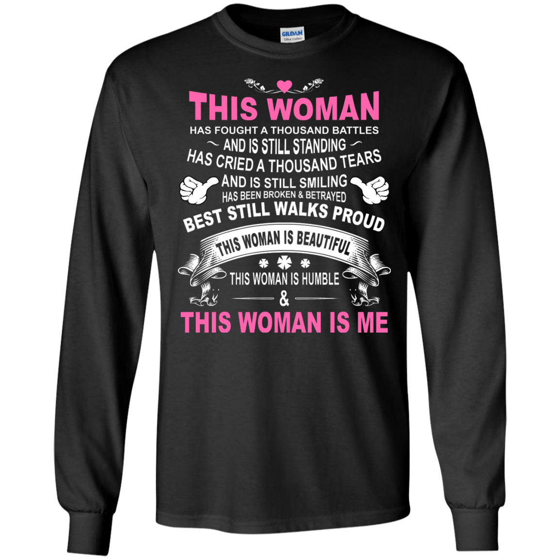 This Woman Has Fought A Thousand Battles This Woman Is Me T-Shirt & Tank Top | Teecentury.com