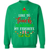 I Just Like to Teach My Favorite Cite Teacher Elf Christmas T-Shirt & Sweatshirt | Teecentury.com