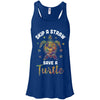 Hippie Skip A Straw Save A Turtle T-Shirt & Tank Top | Teecentury.com