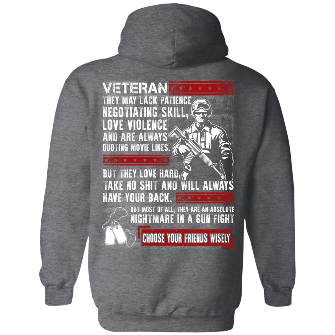 Veteran They May Lack Patience T-Shirt & Hoodie | Teecentury.com