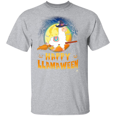 Happy Llamaween Halloween Llama Witch Costume T-Shirt & Tank Top | Teecentury.com