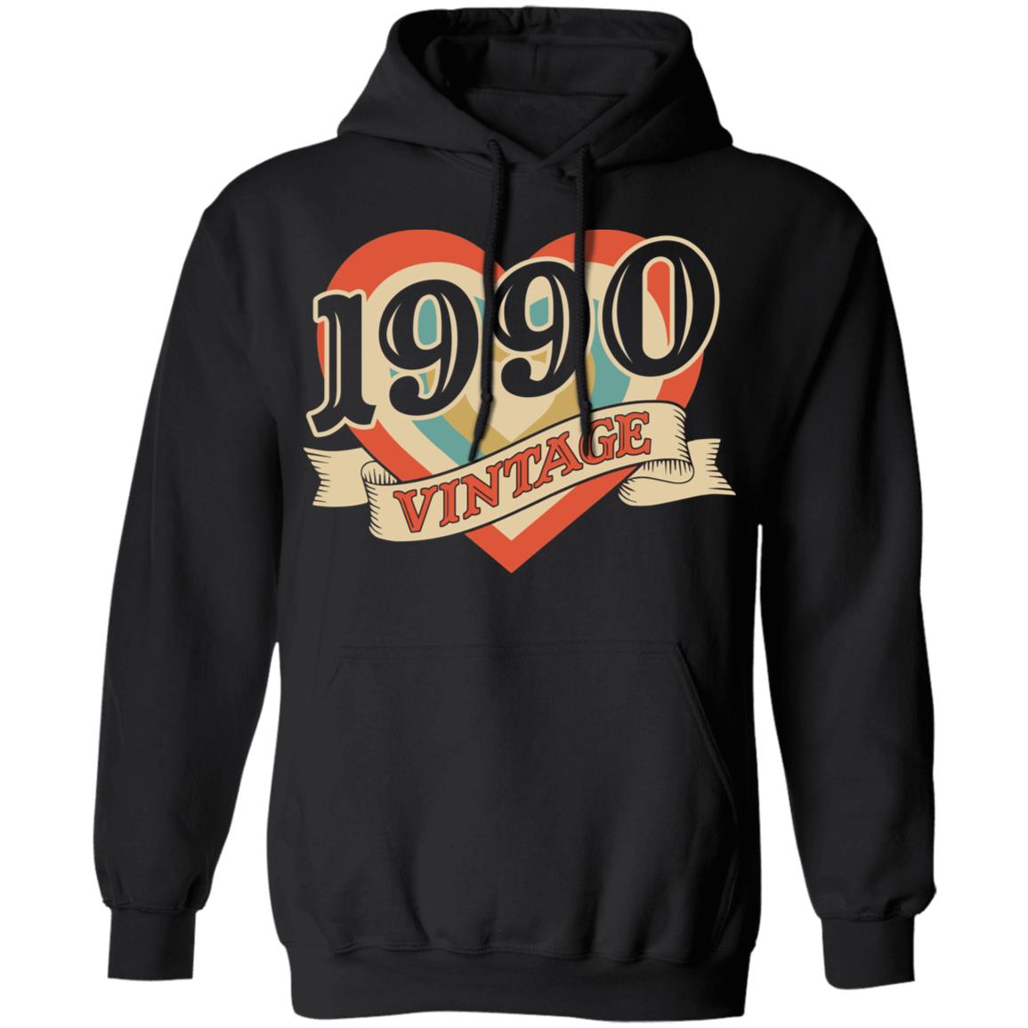 32th Birthday Gifts Classic Retro Heart Vintage 1990 T-Shirt & Tank Top | Teecentury.com