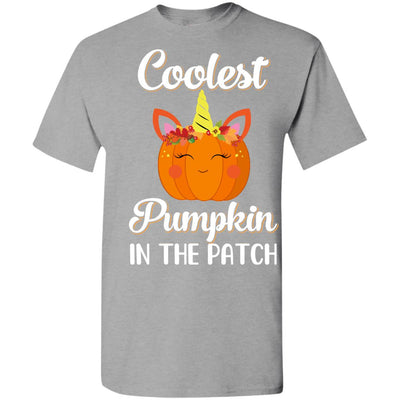 Kids Coolest Pumpkin In The Patch Halloween Costume Boys Youth Youth Shirt | Teecentury.com