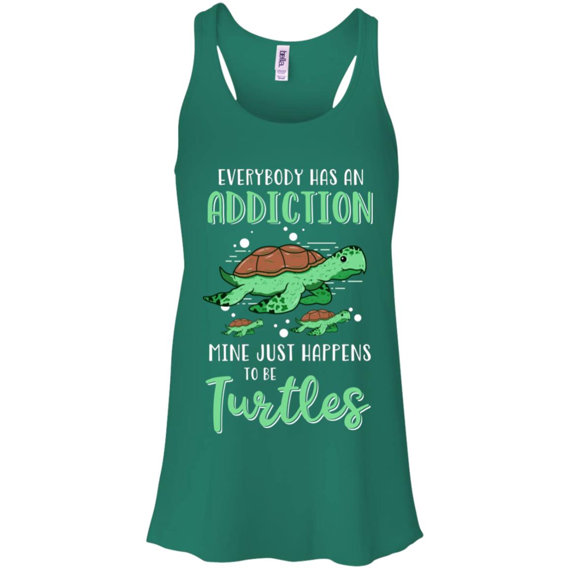 Everybody Has An Addiction Mine Just Happens To Be Turtles T-Shirt & Tank Top | Teecentury.com