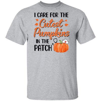 I Care For The Cutest Pumpkins In The Patch Halloween Nurse T-Shirt & Hoodie | Teecentury.com