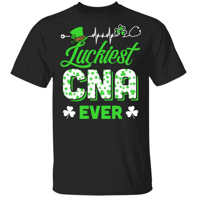 Luckiest CNA Nurse Ever Shamrock Top Hat St Patrick's Day T-Shirt & Hoodie | Teecentury.com