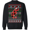 Red Plaid Buffalo Fish Pajamas Family Christmas Sweater T-Shirt & Sweatshirt | Teecentury.com