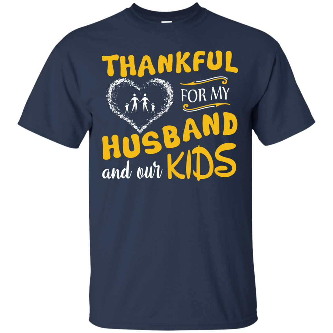 Thankful For My Husband And Our Kids T-Shirt & Hoodie | Teecentury.com