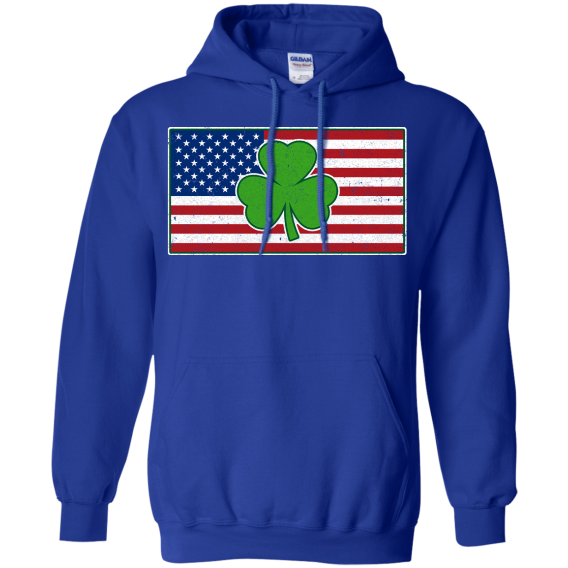 Shamrock Ireland USA Irish American Flag Gift T-Shirt & Hoodie | Teecentury.com