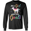 Just A Girl Who Loves Goats Cute Goat Lover T-Shirt & Hoodie | Teecentury.com