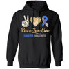 Peace Love Cure Diabetes Awareness T-Shirt & Hoodie | Teecentury.com