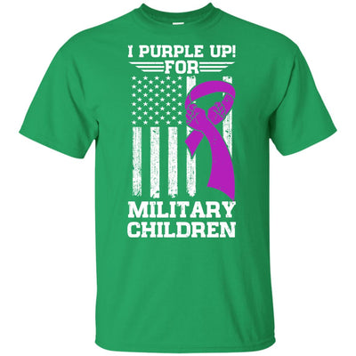 I Purple Up For Military Children Kid Child Gifts Youth Youth Shirt | Teecentury.com