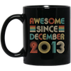 Awesome Since December 2013 Vintage 9th Birthday Gifts Mug Coffee Mug | Teecentury.com