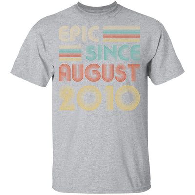 Epic Since August 2010 Vintage 12th Birthday Gifts Youth Youth Shirt | Teecentury.com