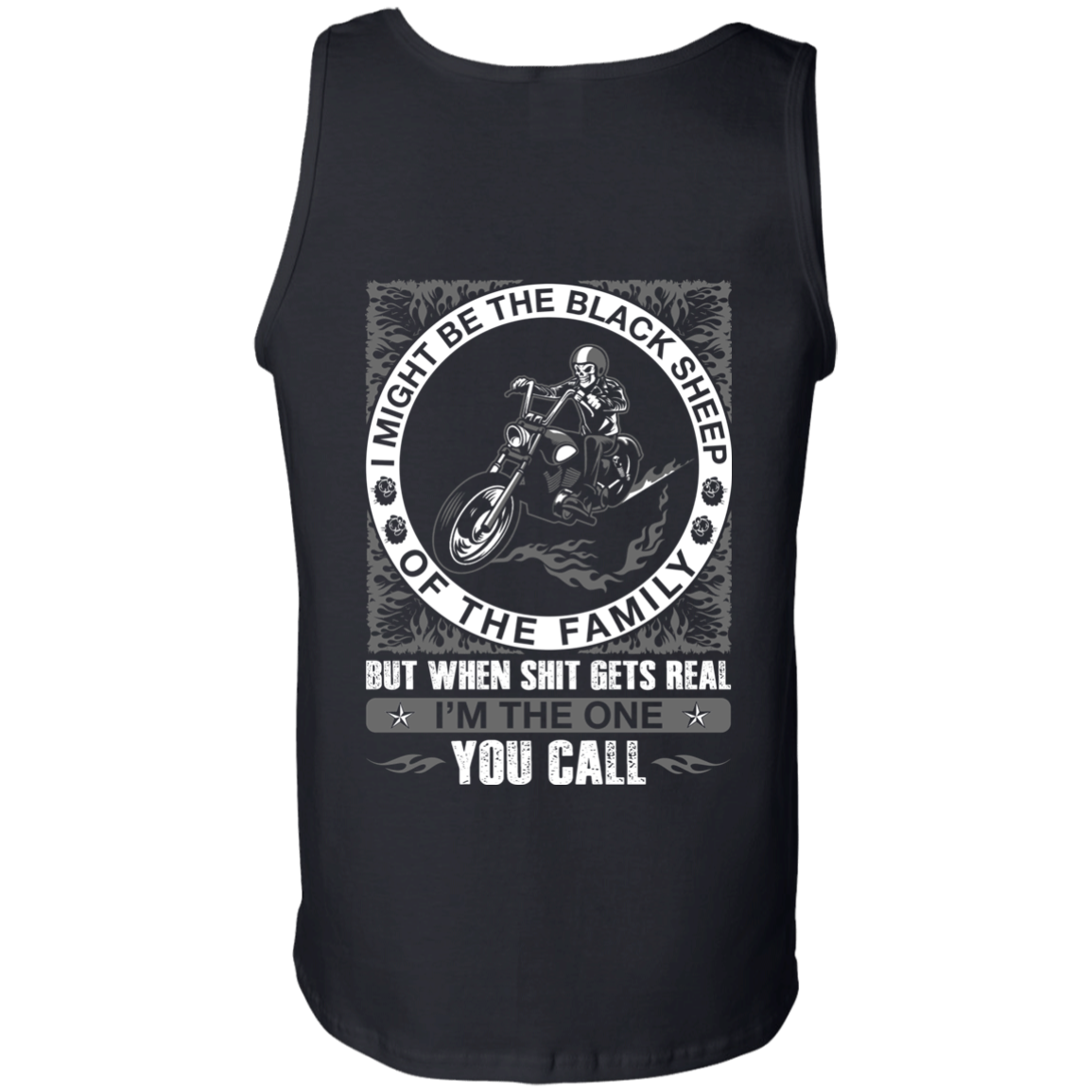 I Might Be The Black Sheep Of The Family Motorcycle T-Shirt & Hoodie | Teecentury.com