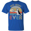 Vintage Best Husky Dad Ever Bump Fit Funny Dad Gifts T-Shirt & Hoodie | Teecentury.com