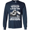 I Asked God For A Man Who Always Love Me Grandpa Youth Youth Shirt | Teecentury.com