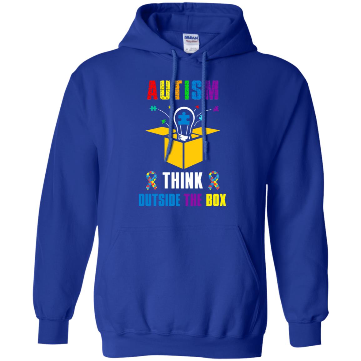 Autism Think Outside The Box Autism Awareness T-Shirt & Hoodie | Teecentury.com