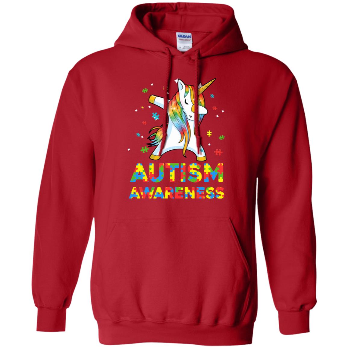 Dabbing Unicorn Puzzle Autism Awareness For Girls T-Shirt & Hoodie | Teecentury.com
