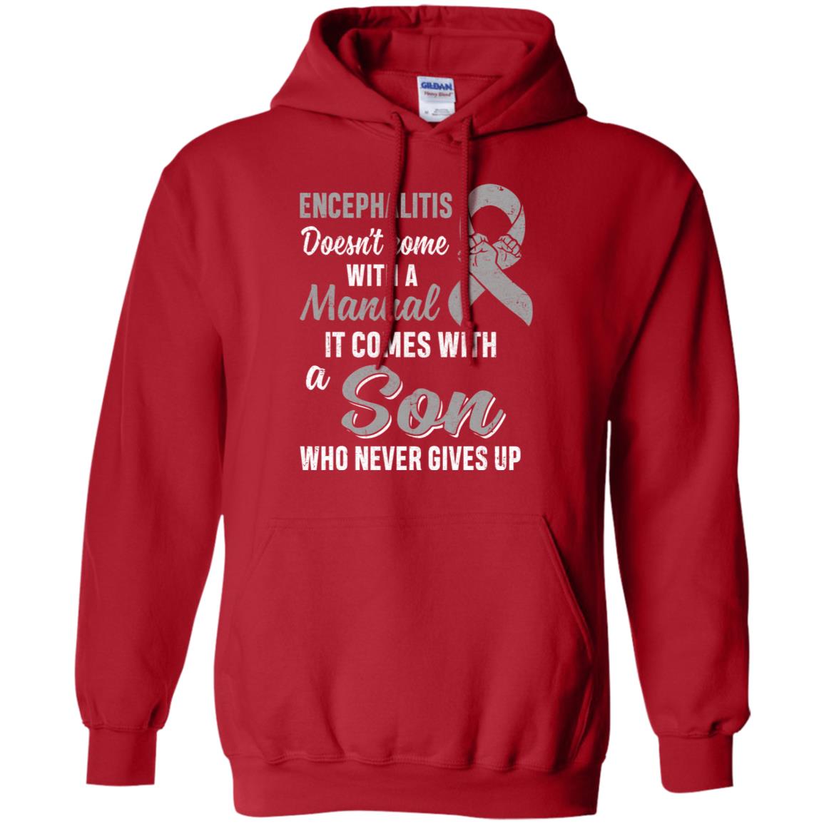 Encephalitis Awareness Son Warrior Gifts T-Shirt & Hoodie | Teecentury.com