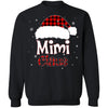 Santa Mimi Claus Red Plaid Family Pajamas Christmas Gift T-Shirt & Sweatshirt | Teecentury.com