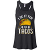 I Do It For The Tacos Funny Exercise Workout T-Shirt & Tank Top | Teecentury.com