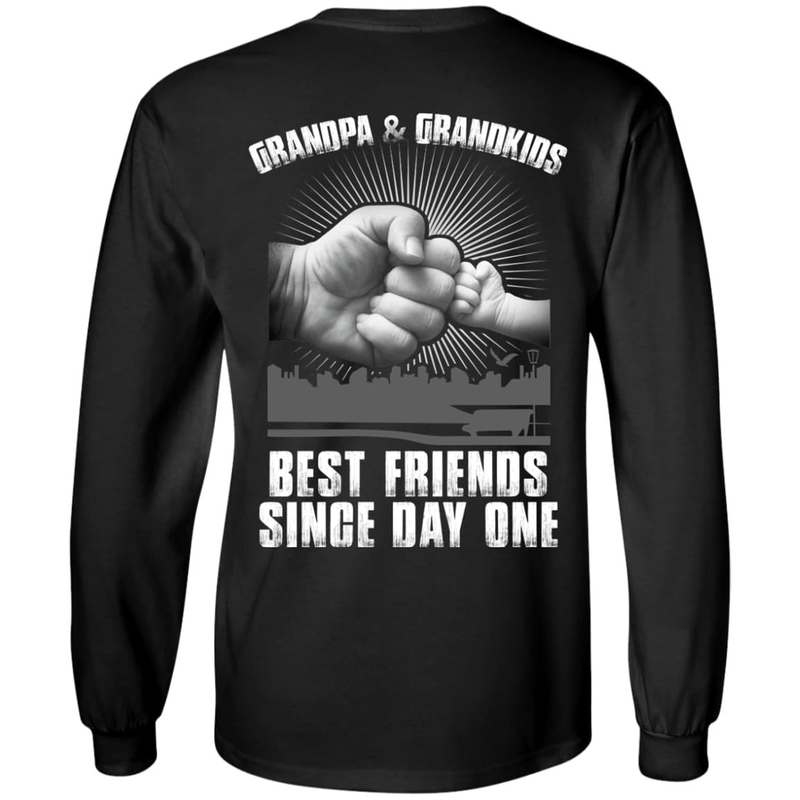 Grandpa And Grandkids Best Friends Single Day One T-Shirt & Hoodie | Teecentury.com
