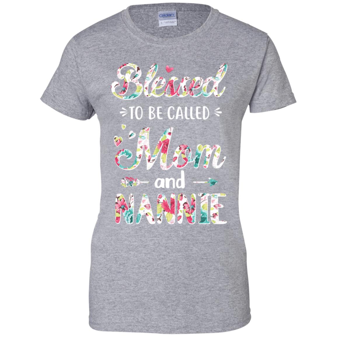 Mothers Day Gifts Blessed To Be Called Mom And Nannie T-Shirt & Hoodie | Teecentury.com