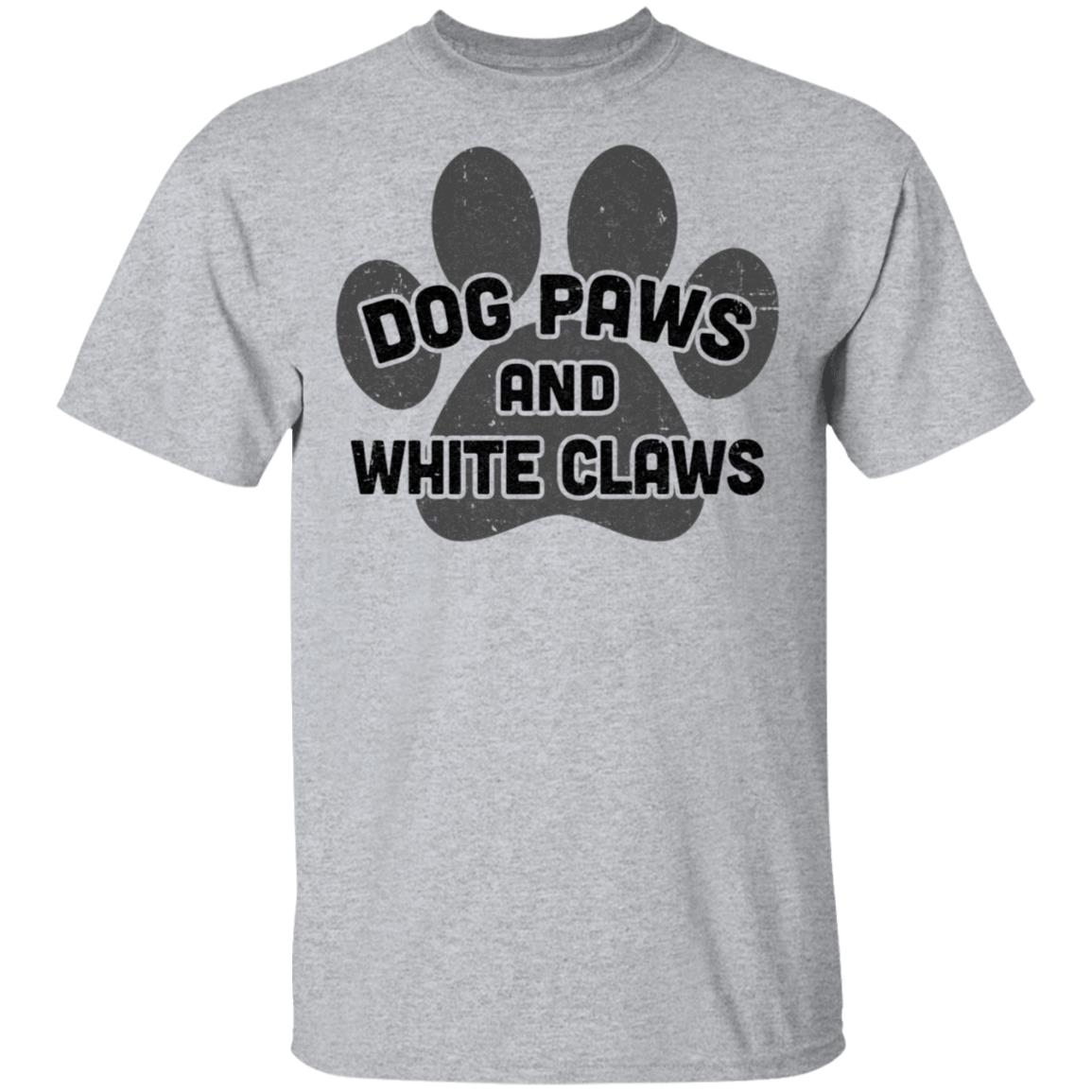 Dog Paws And White Claws Funny Cute Dog Lover T-Shirt & Hoodie | Teecentury.com