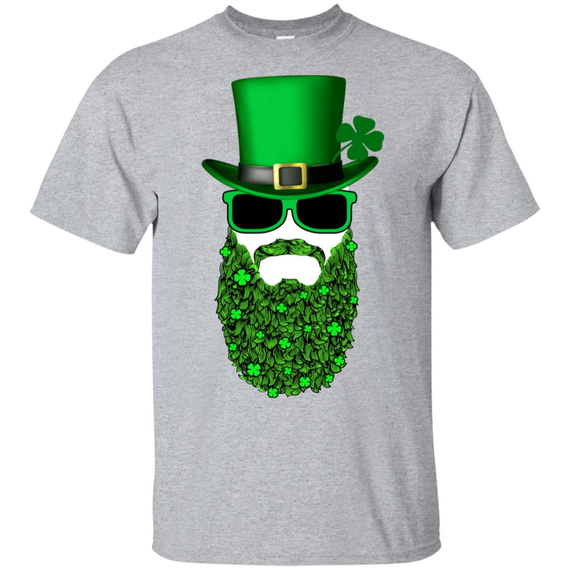Bearded Man Moustache Leprechauns St Patrick's Day T-Shirt & Hoodie | Teecentury.com