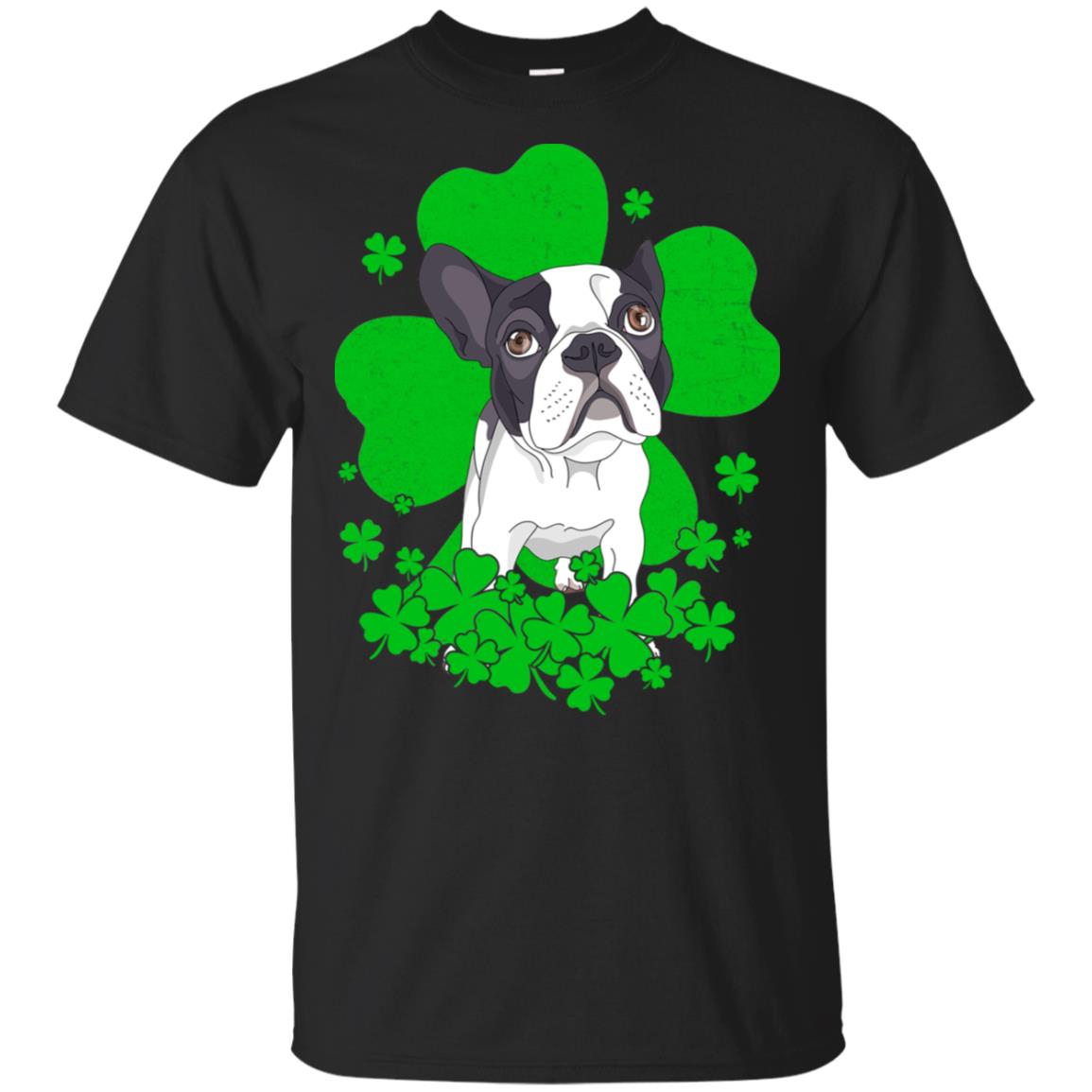 Bulldog St. Patrick's Day Clovers T-Shirt & Hoodie | Teecentury.com