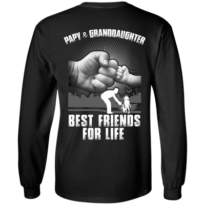 Papy And Granddaughter Best Friends For Life T-Shirt & Hoodie | Teecentury.com