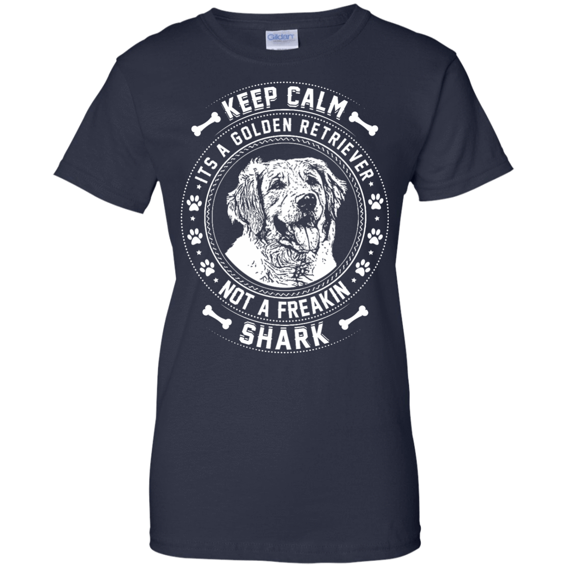 Keep Calm It's A Golden Retriever Not A Freaking Shark T-Shirt & Hoodie | Teecentury.com