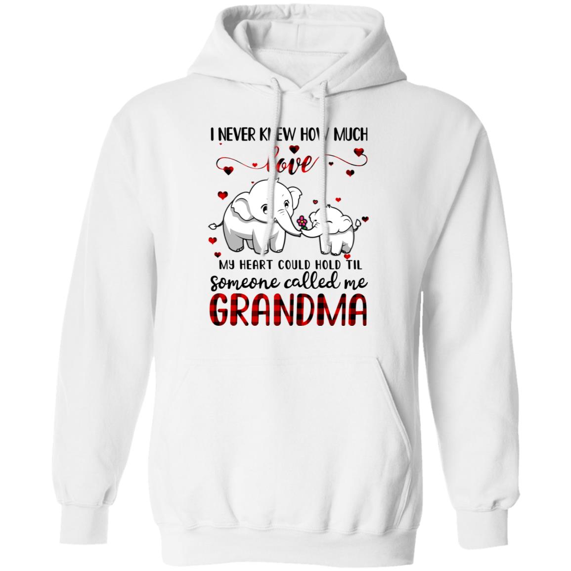 Someone Called Me Grandma Elephant Red Plaid Mother's Day T-Shirt & Hoodie | Teecentury.com