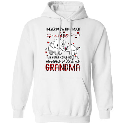 Someone Called Me Grandma Elephant Red Plaid Mother's Day T-Shirt & Hoodie | Teecentury.com