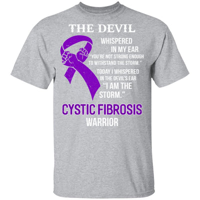 I Am The Storm Support Cystic Fibrosis Awareness Warrior Gift Youth Youth Shirt | Teecentury.com