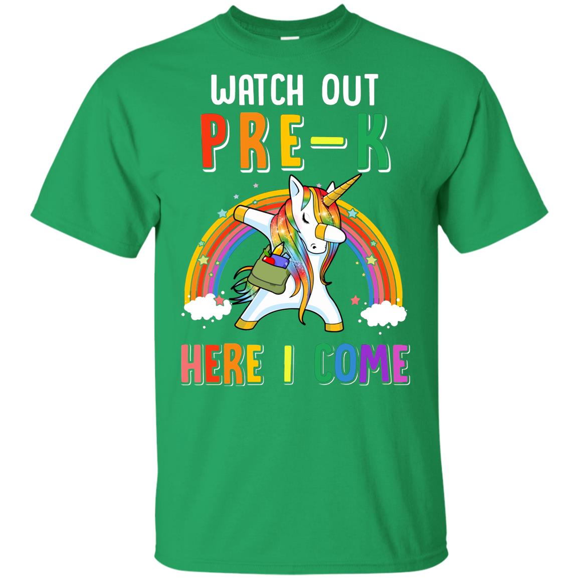 Pre-K Here I Come Unicorn Back To School Youth Youth Shirt | Teecentury.com