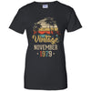 Retro Classic Vintage November 1979 43th Birthday Gift T-Shirt & Hoodie | Teecentury.com